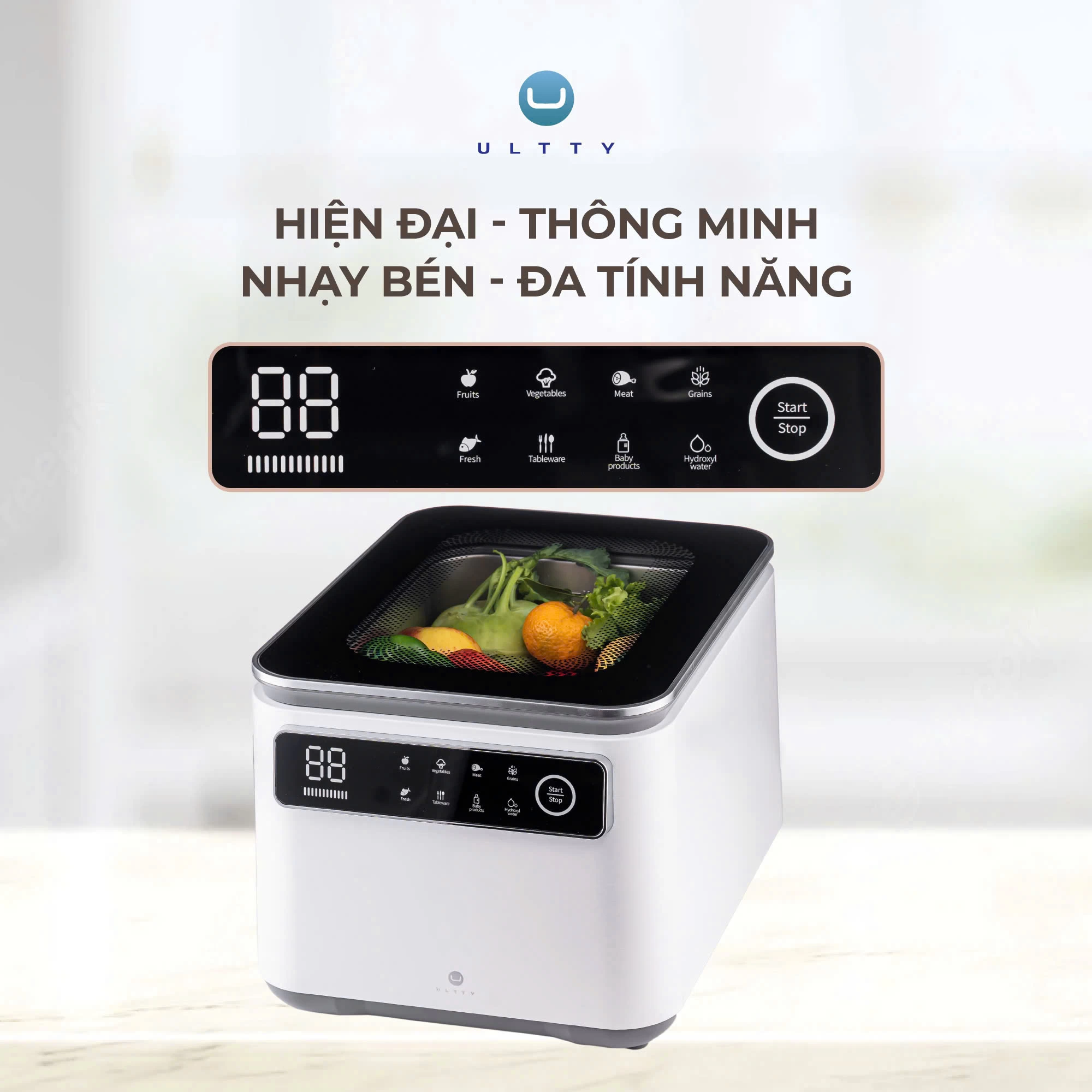 Máy rửa thực phẩm thông minh U ULTTY WHF