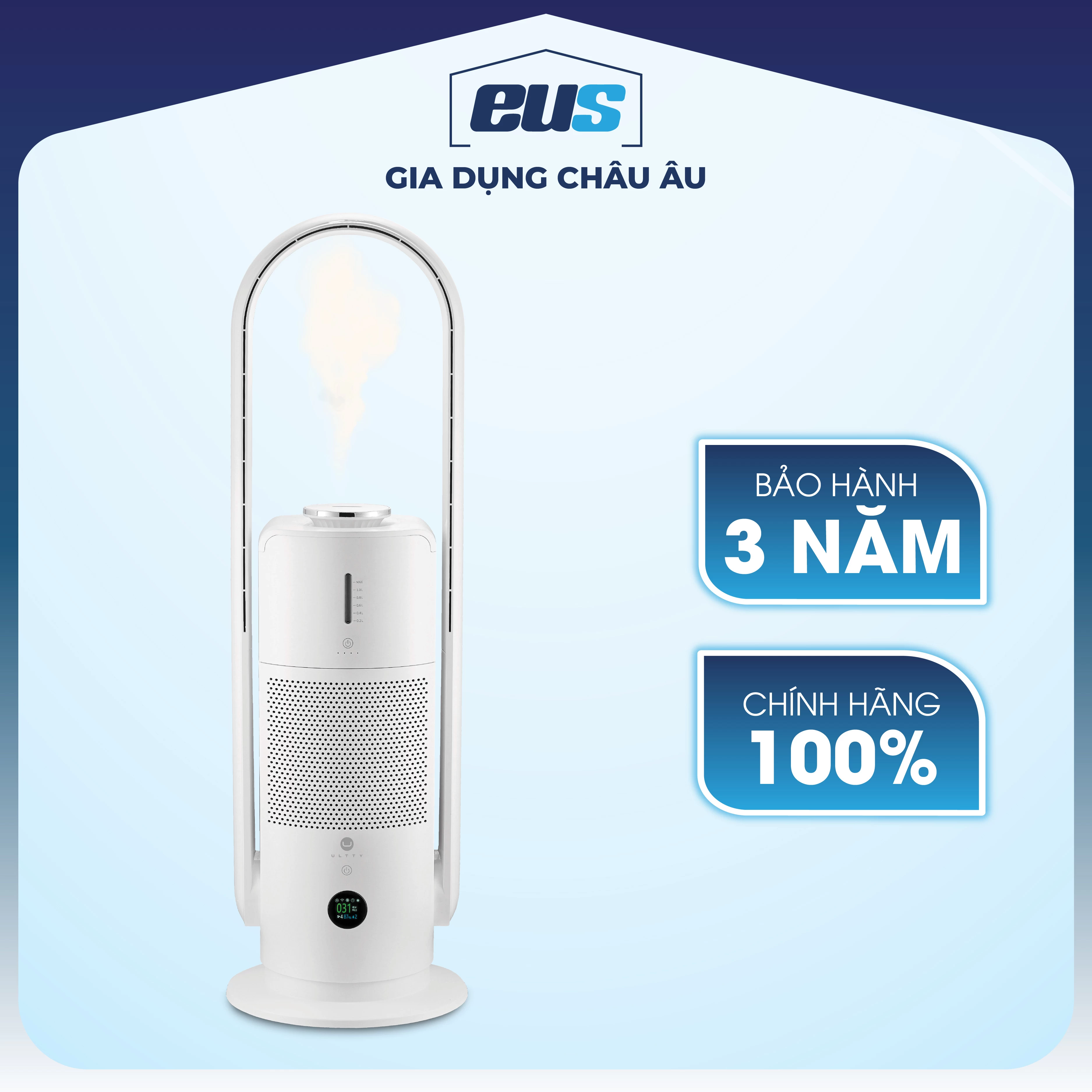 Quạt Lọc Không Khí Bù Ẩm Khử Khuẩn U ULTTY SKJ-CR022
