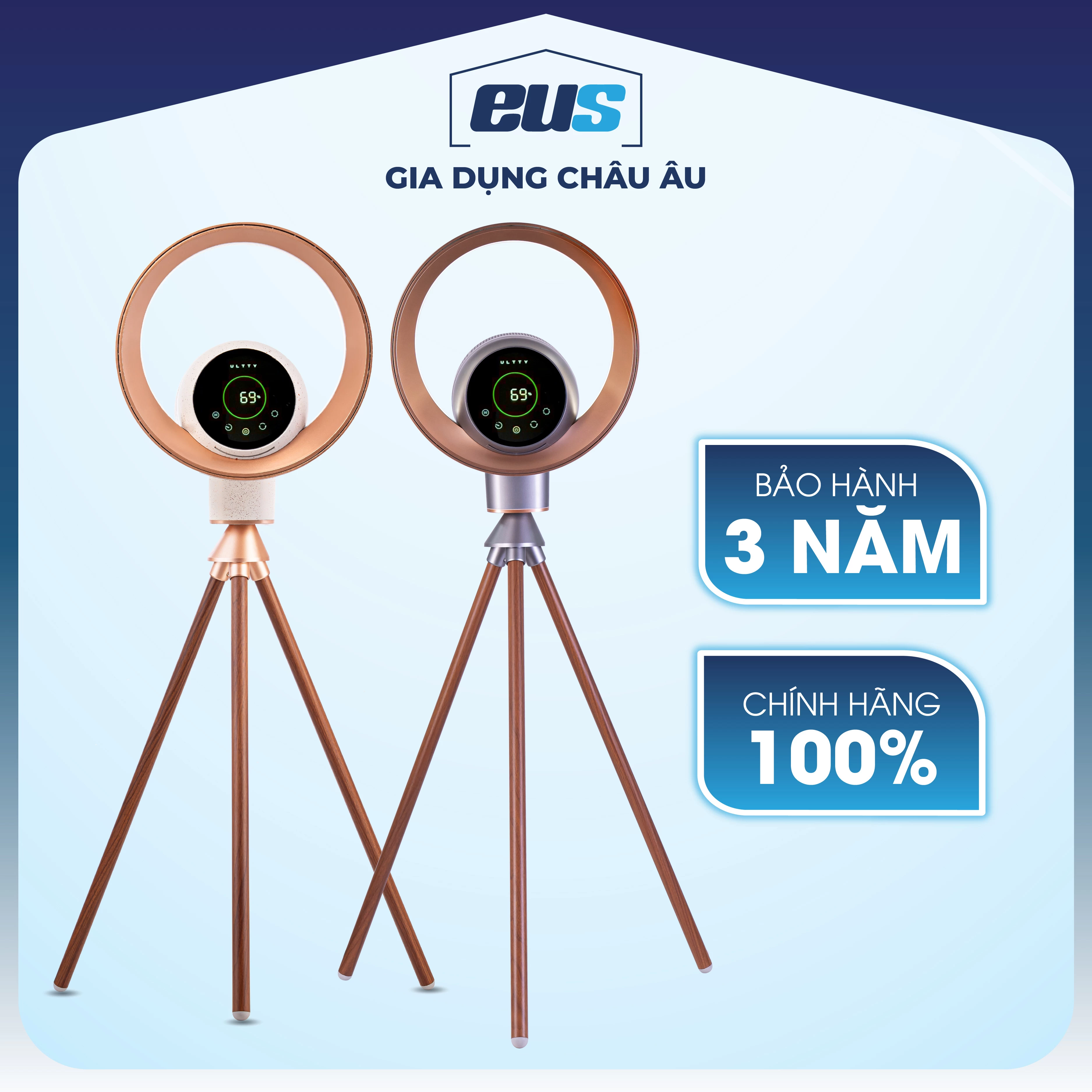 Quạt Lọc Không Khí Và Khử Khuẩn U ULTTY BB Màu Grey Titanium